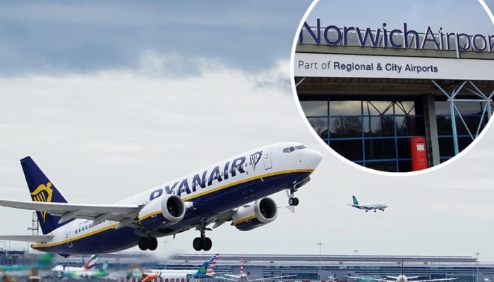 Ryanair launches Norwich winter flights to Spanish cities