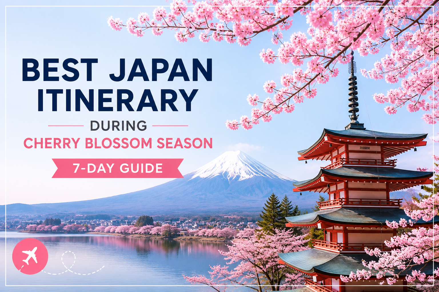 Best Japan Itinerary During Cherry Blossom Season (2027): A Complete 7-Day Guide